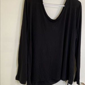Old Navy Long Sleeve Active Wear Rouched Top